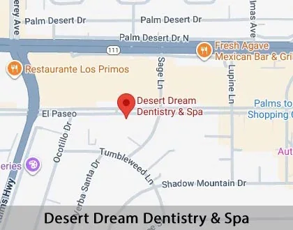 Map image for Cosmetic Dentist in Palm Desert, CA