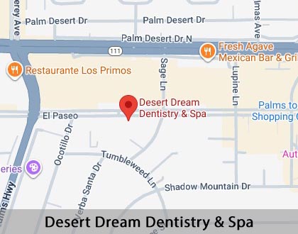 Map image for Emergency Dentist in Palm Desert, CA
